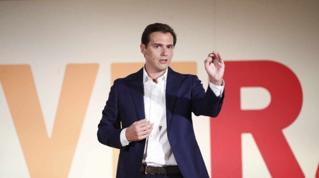 El líder de Ciudadanos, Albert Rivera, en el acto de presentación de candidatos.