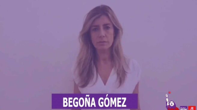 Begoña Gómez, la mujer de Pedro Sánchez, llama a movilizarse el 8M en un vídeo del PSOE