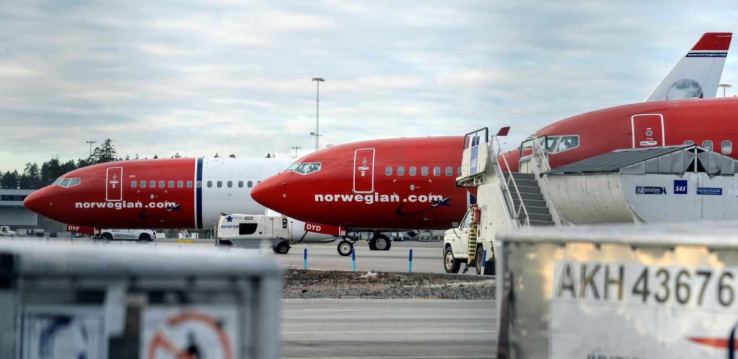 Aviones Boeing 737 de Norwegian Airlines.