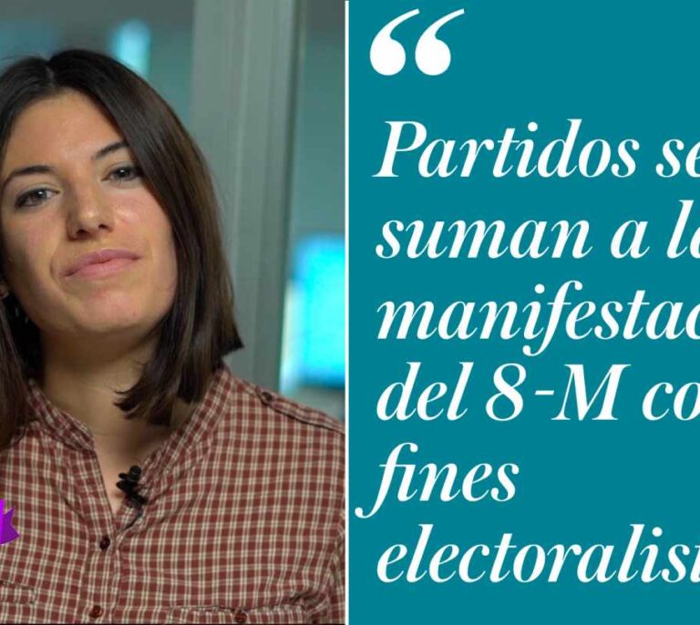 8M: Una manifestación politizada