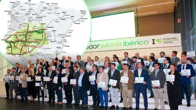 corredor-sudoeste Las principales empresas extremeñas estarán este jueves en Madrid en el Foro por el Corredor Sudoeste Ibérico.