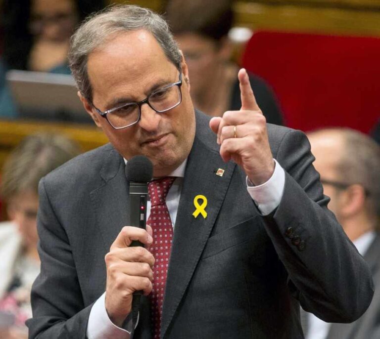 Torra afronta su reválida en el Parlament en plena escalada de tensión con la Justicia