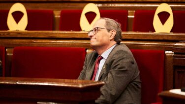 El TSJC tumba el recurso de Torra y mantiene la orden de retirar la pancarta del Palau