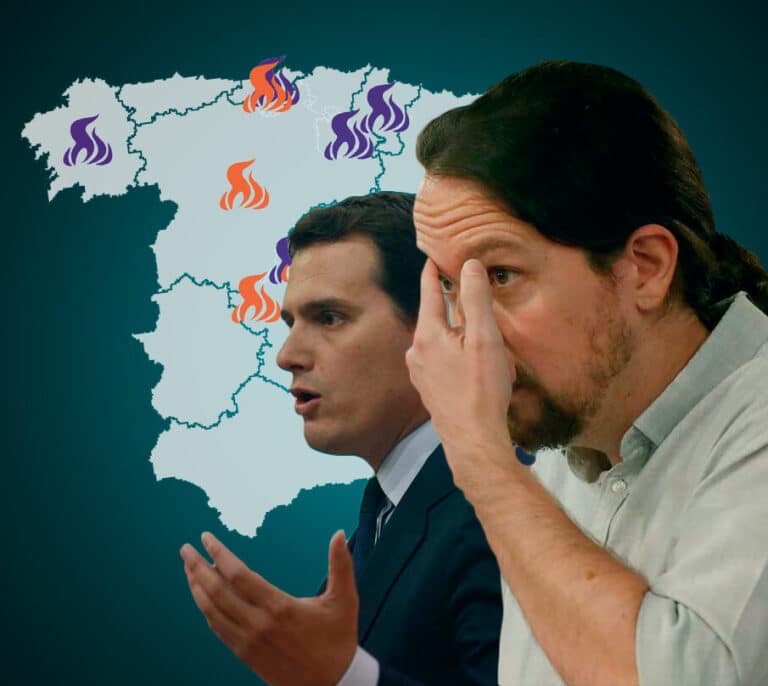 Iglesias y Rivera llevan en volandas a Sánchez hasta su objetivo