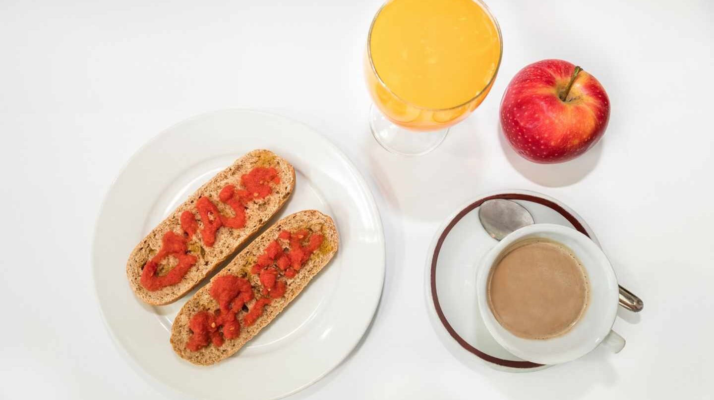 Desayuno saludable.