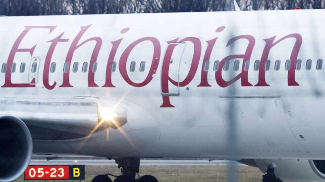 Un avión de la aerolínea Ethiopian Airlines.