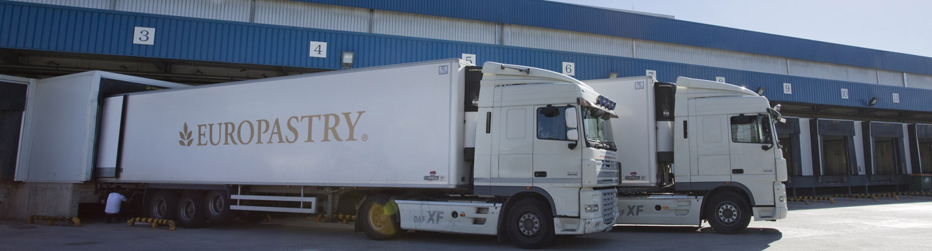 Transporte de Europastry, líder en España en masas congeladas.