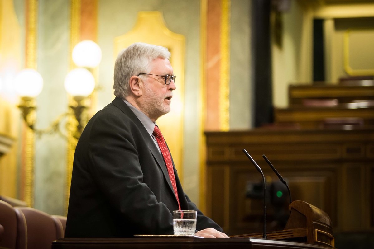 Manolo Monereo, en el Congreso de los Diputados.
