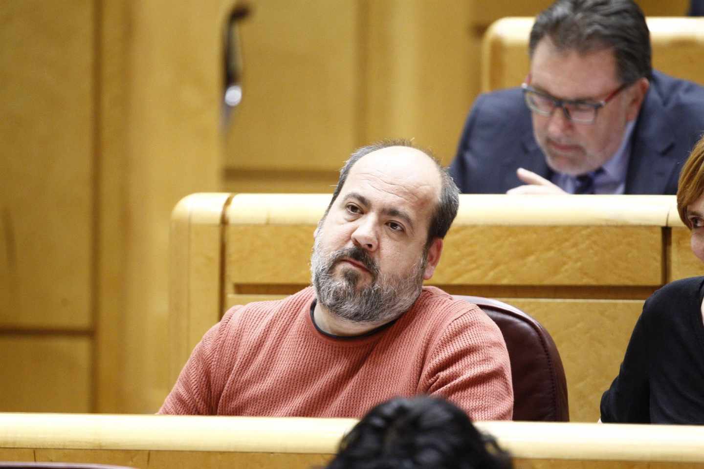 El senador de Unidos Podemos Óscar Guardingo.