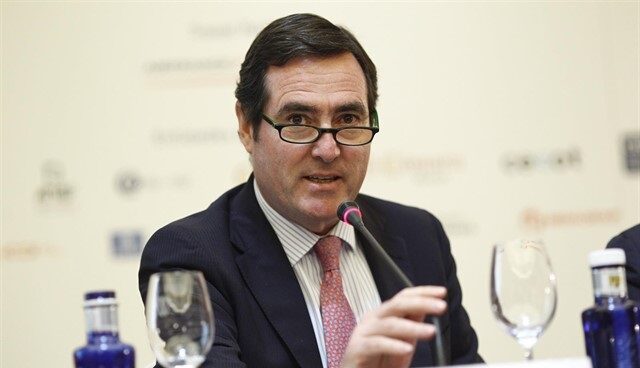 El presidente de la CEOE, Antonio Garamendi.