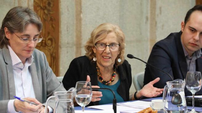 Higueras y Carmena el pasado marzo en rueda de prensa