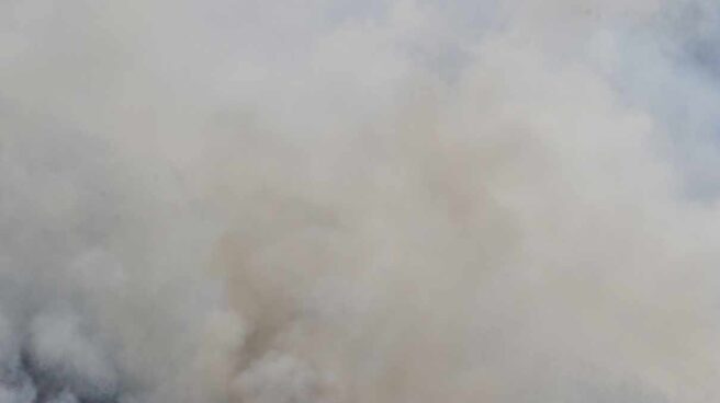 Incendio en la localidad asturiana de Soto de los Infantes.