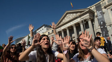 Estudiantes de 47 localidades españolas se suman a la huelga convocada en 100 países