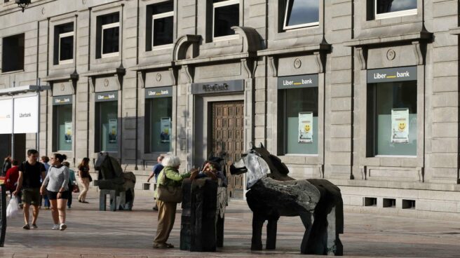 Oficina central de Liberbank en Oviedo.