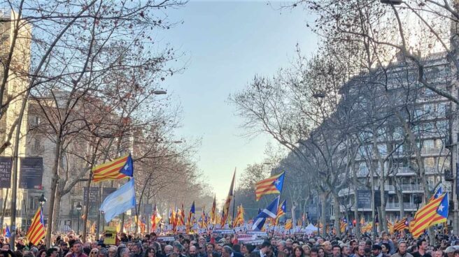 Manifestación independentista.