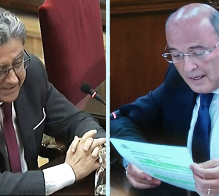Millo y Pérez de los Cobos detallan la violencia que la Fiscalía aprecia en el 'procés'