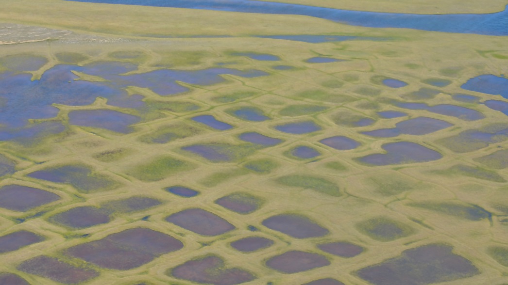 Deshielo del permafrost en Alaska.