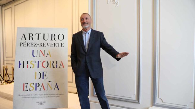 Arturo Pérez-Reverte, en la presentación de 'Una historia de España'.