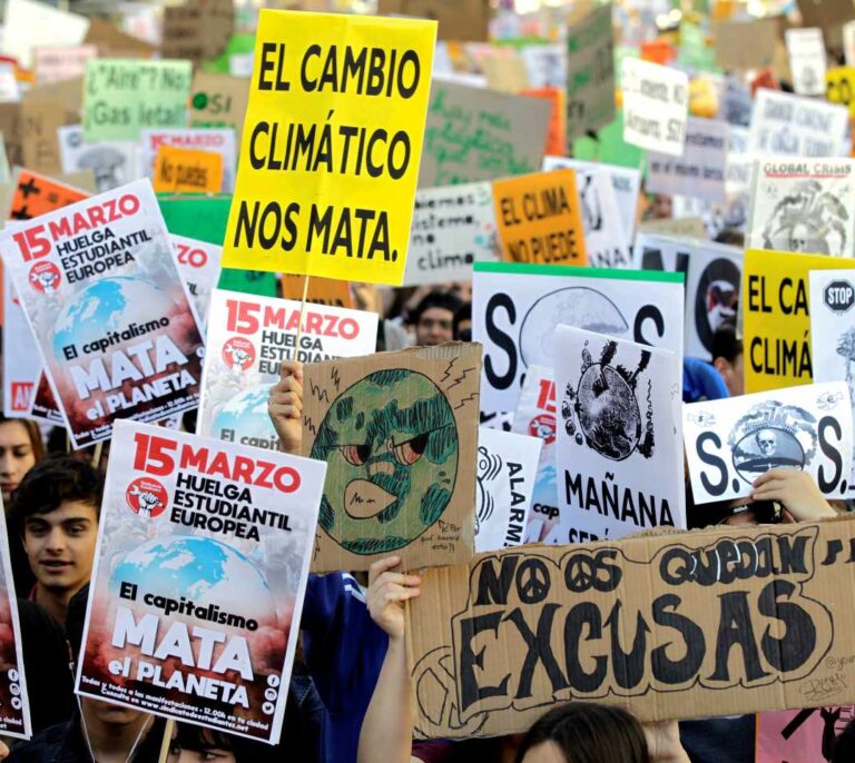 La juventud de todo el mundo ruge contra el cambio climático