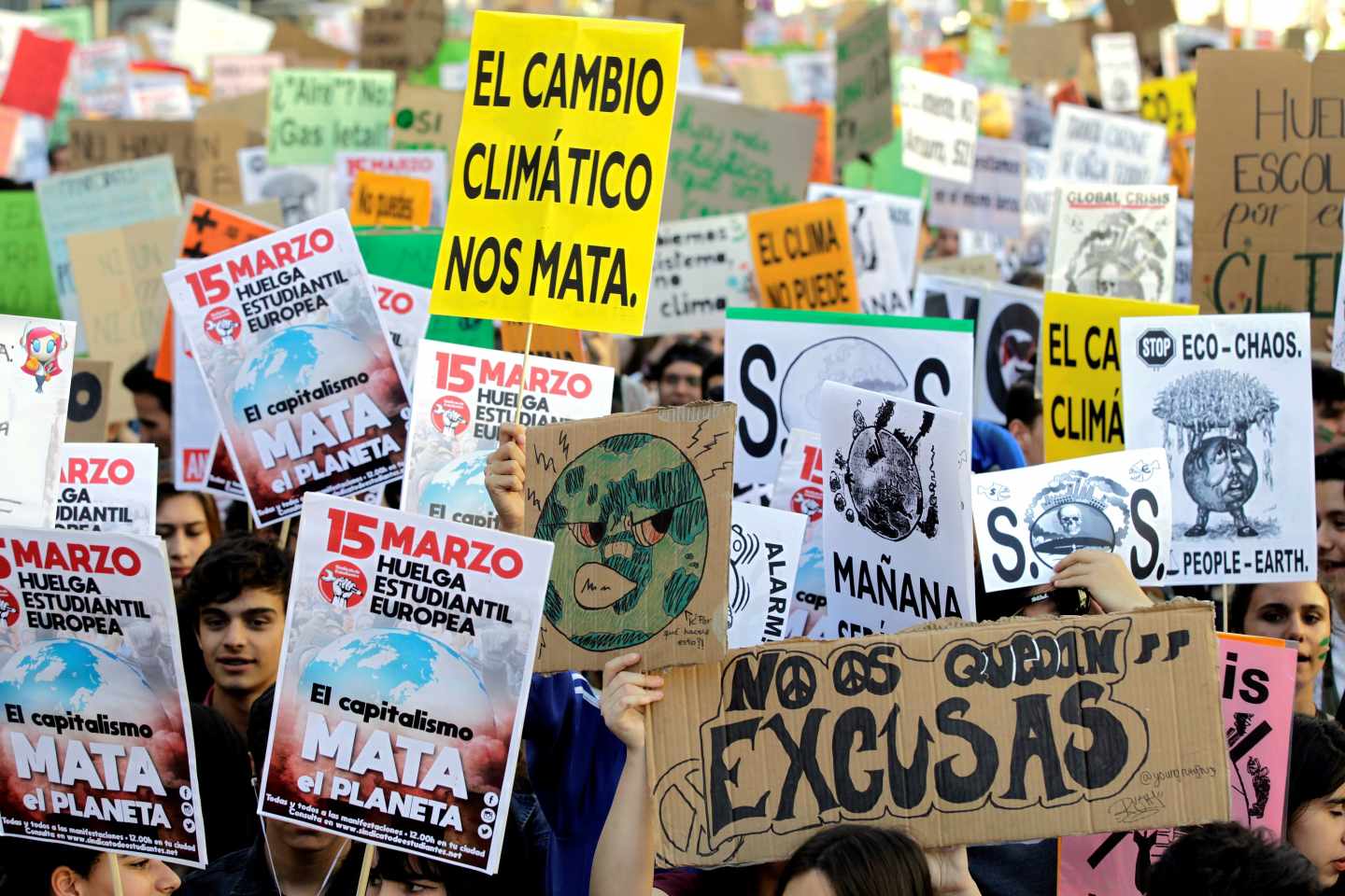 La juventud de todo el mundo ruge contra el cambio climático