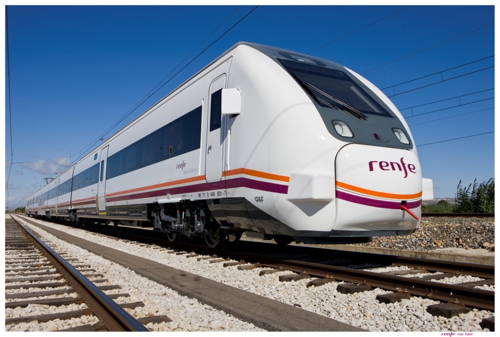 Un tren de Renfe.