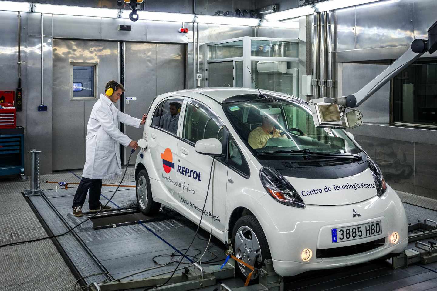 El Laboratorio de Electrificación del Transporte de Repsol.