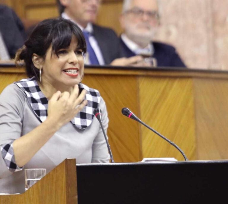 Teresa Rodríguez llama a una cacerolada durante el discurso del Rey
