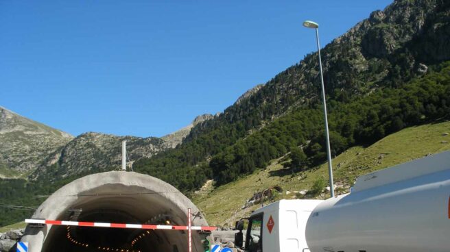 Túnel de Vielha, que da entrada al Valle de Arán desde la comarca de Alta Ribagorza (Lérida)