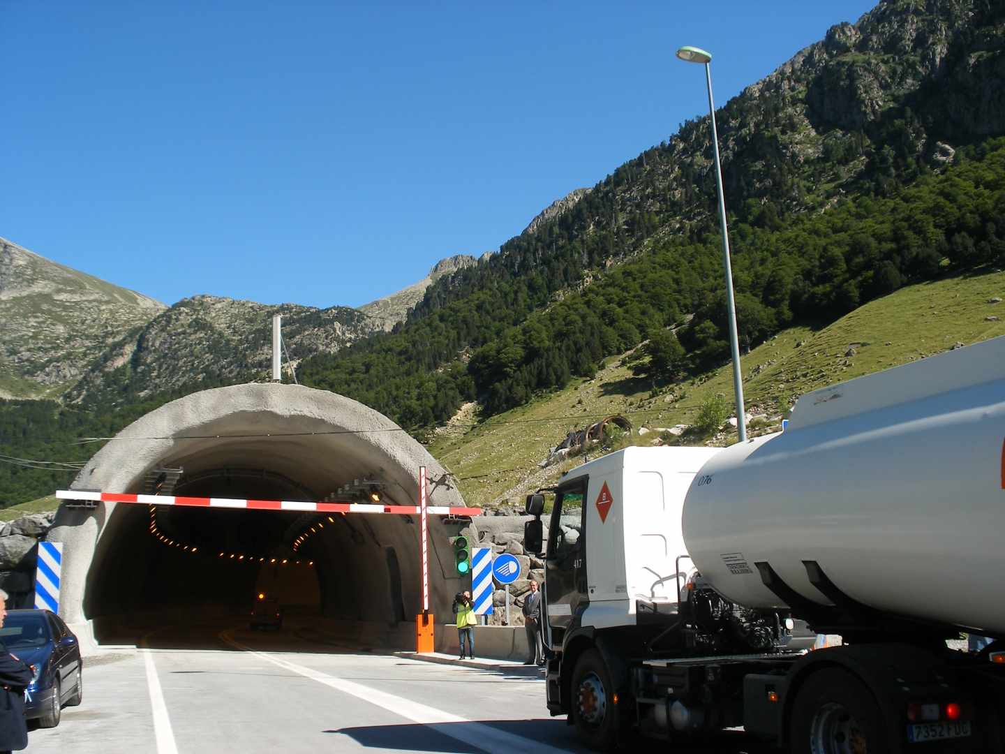 Túnel de Vielha, que da entrada al Valle de Arán desde la comarca de Alta Ribagorza (Lérida)