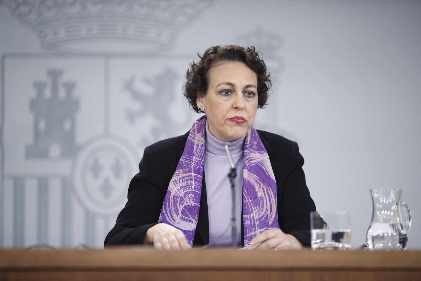 Magdalena Valerio, ministra de Trabajo.