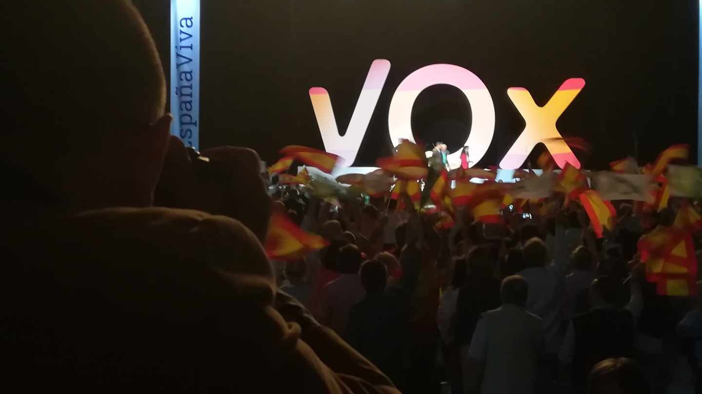 Acto de Vox en Vistalegre el pasado 7 de octubre.