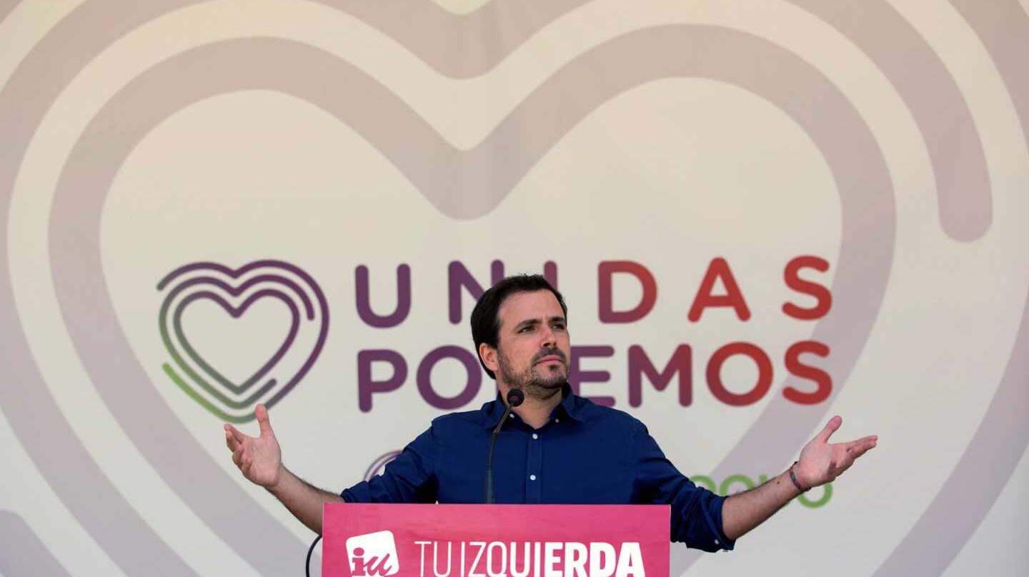 El líder de IU, Alberto Garzón.