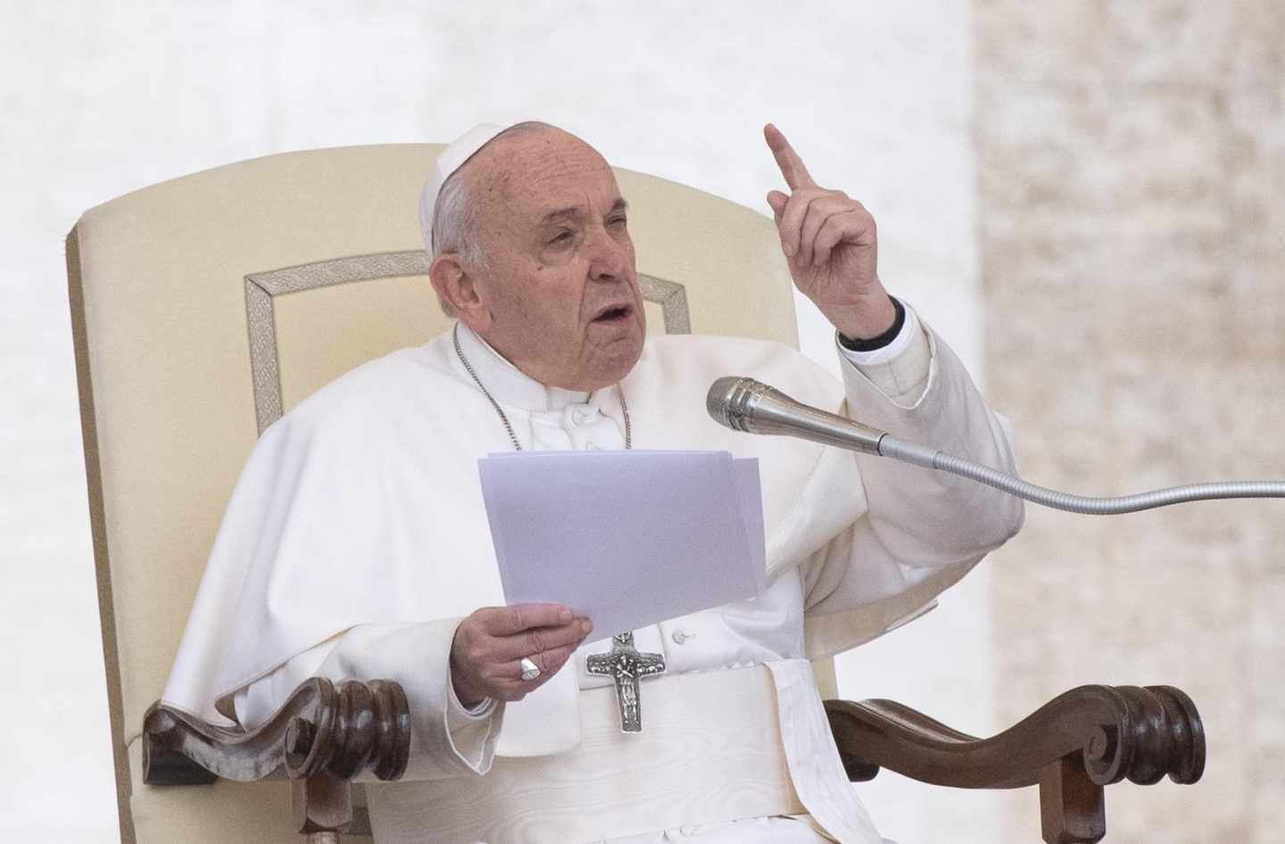 El Papa Francisco, en El Vaticano.