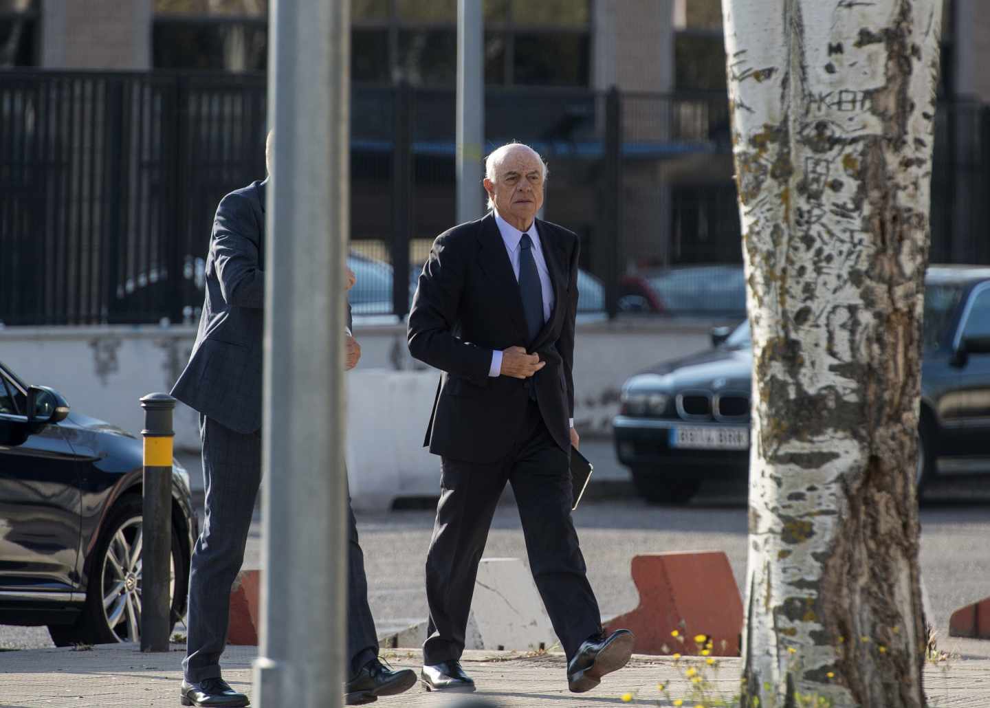 Francisco González llega a la Audiencia Nacional.