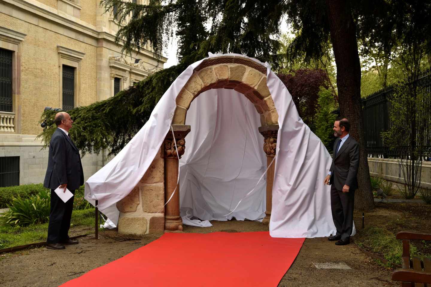 La réplica del arco impresa en 3D