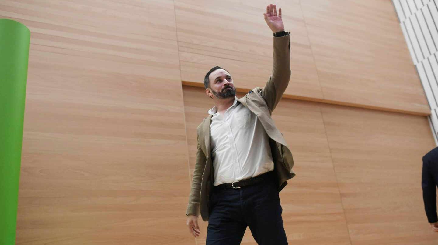 El líder de Vox, Santiago Abascal.