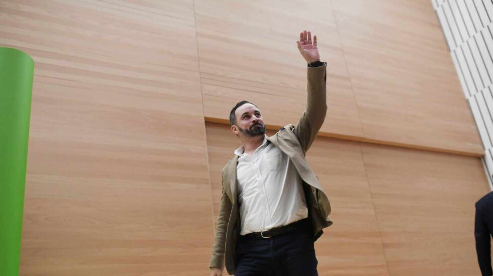 El líder de Vox, Santiago Abascal.