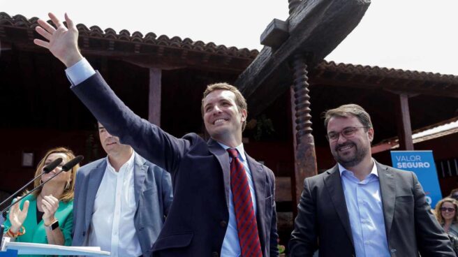 El presidente del Partido Popular y candidato a la Presidencia del Gobierno, Pablo Casado.