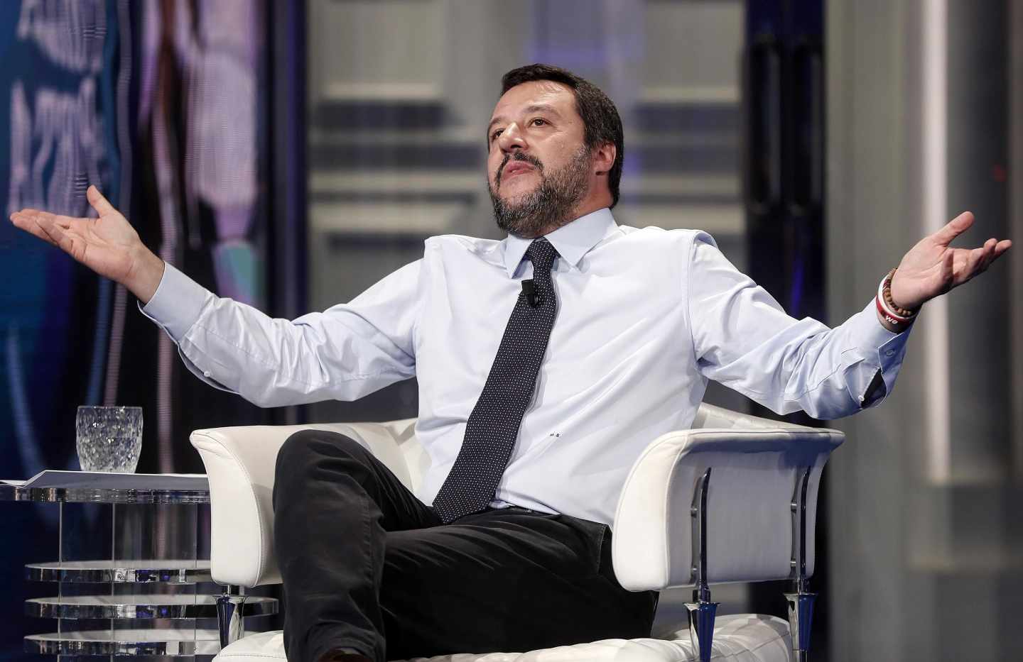 El vicepresidente del Gobierno y ministro del Interior italiano, Matteo Salvini.