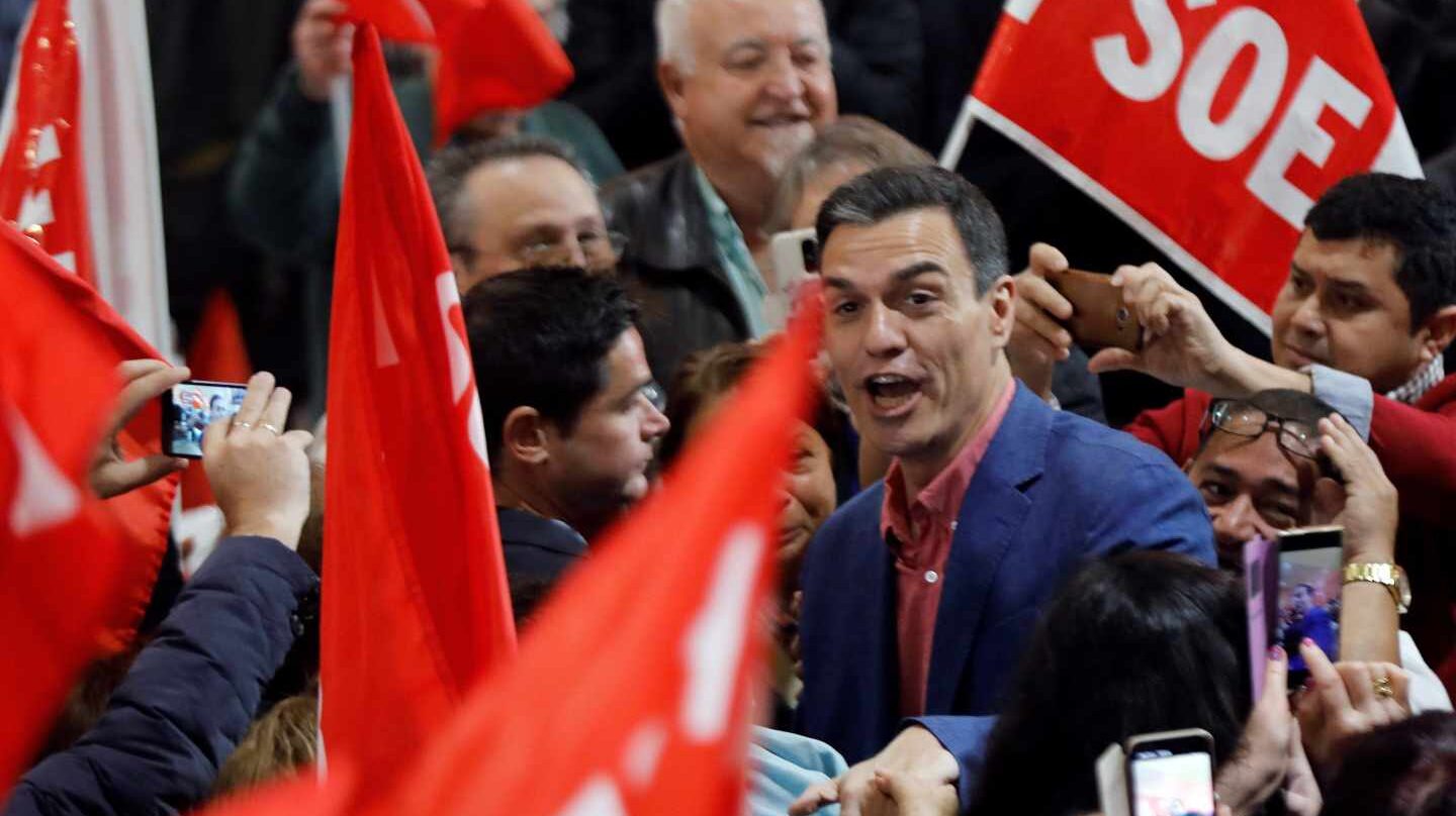 Mitin de Pedro Sánchez en Alicante.
