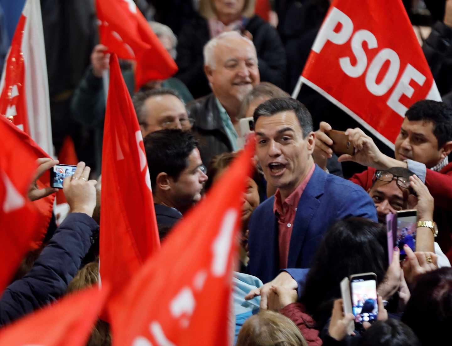 Mitin de Pedro Sánchez en Alicante.