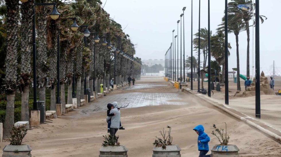 Paseo marítimo de Valencia.