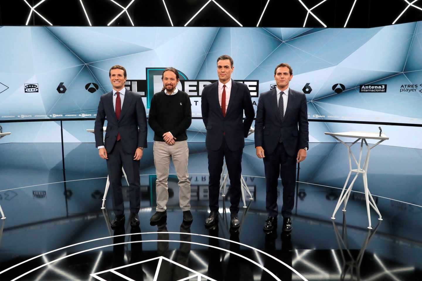 El debate de Atresmedia supera al de RTVE con 9,5 millones de espectadores