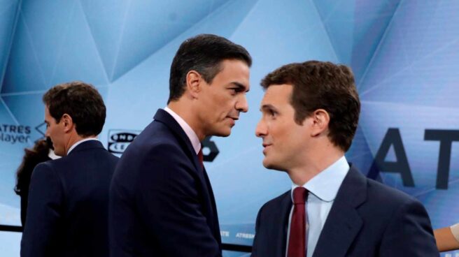 Pedro Sánchez y Pablo Casado