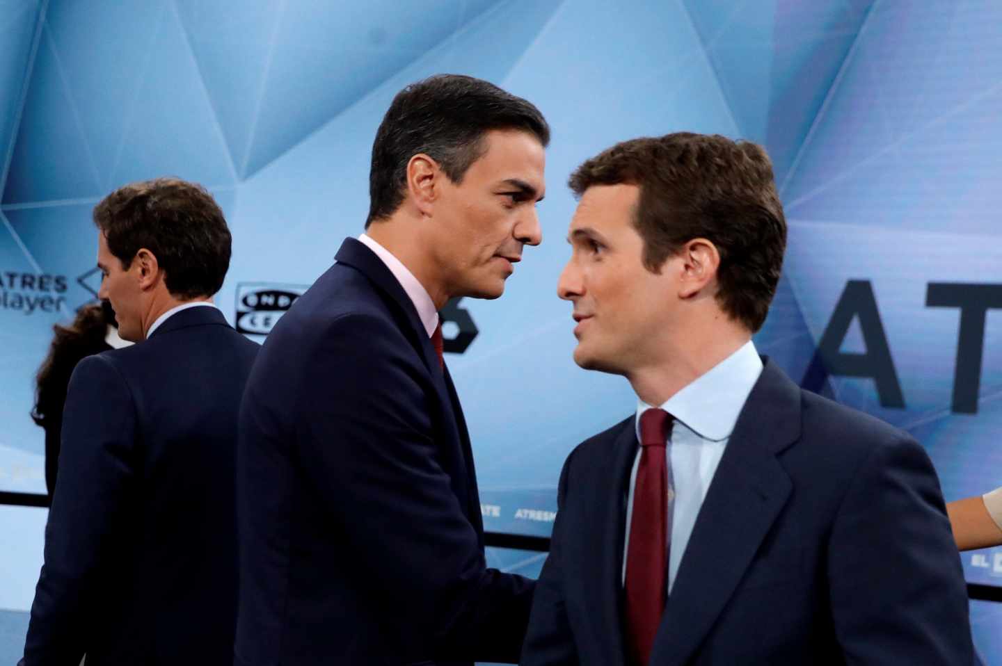 Pedro Sánchez y Pablo Casado