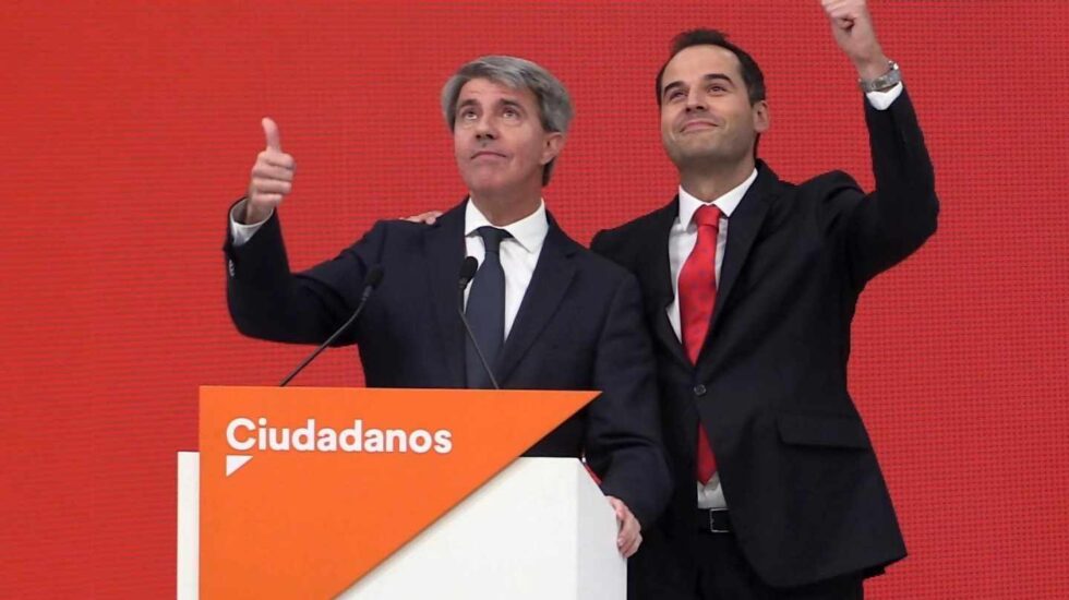 Ángel Garrido e Ignacio Aguado durante el acto de anuncio de su fichaje
