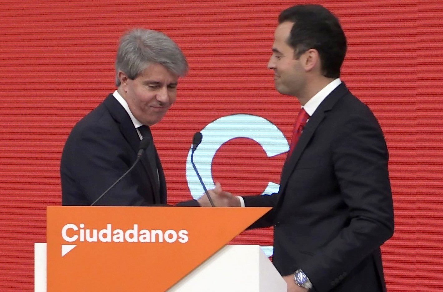 Garrido junto a Aguado para anunciar su pase a Ciudadanos