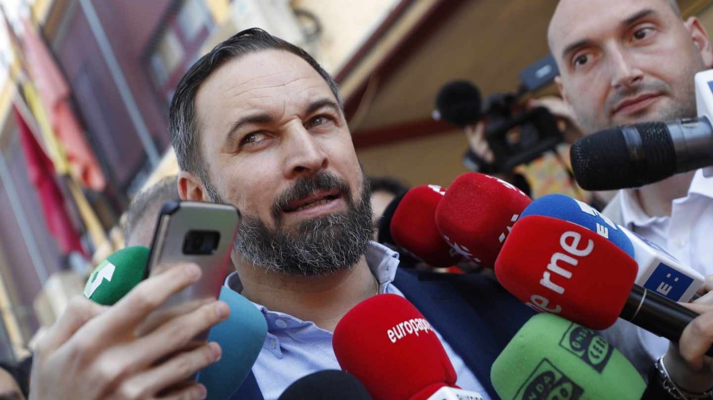 Santiago Abascal, líder de Vox.