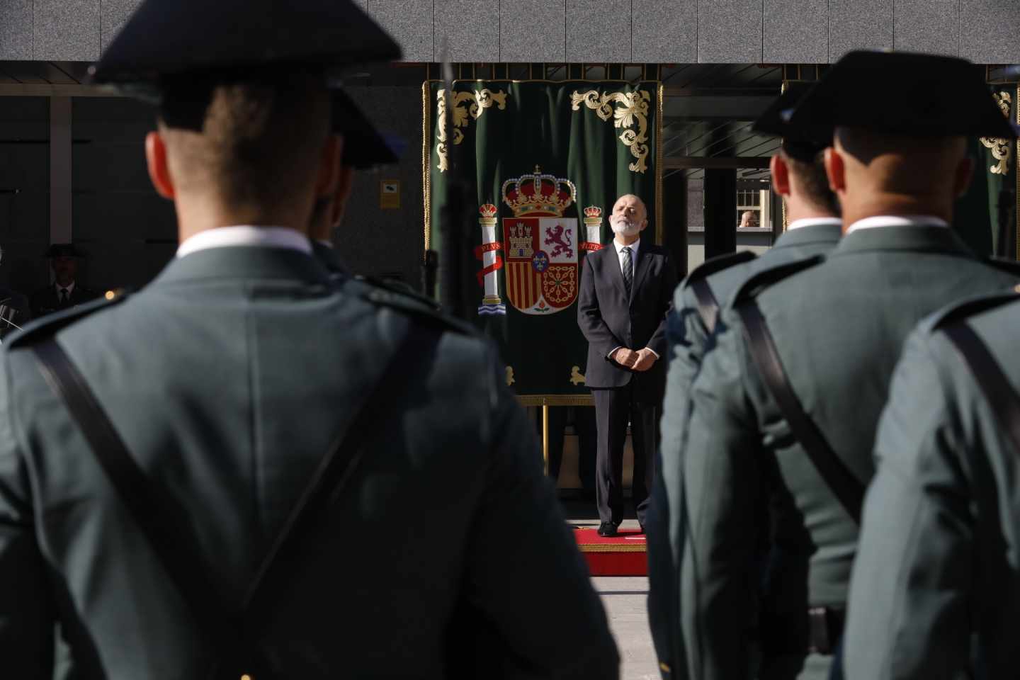 El director general de la Guardia Civil, Félix Azón, en un acto oficial.