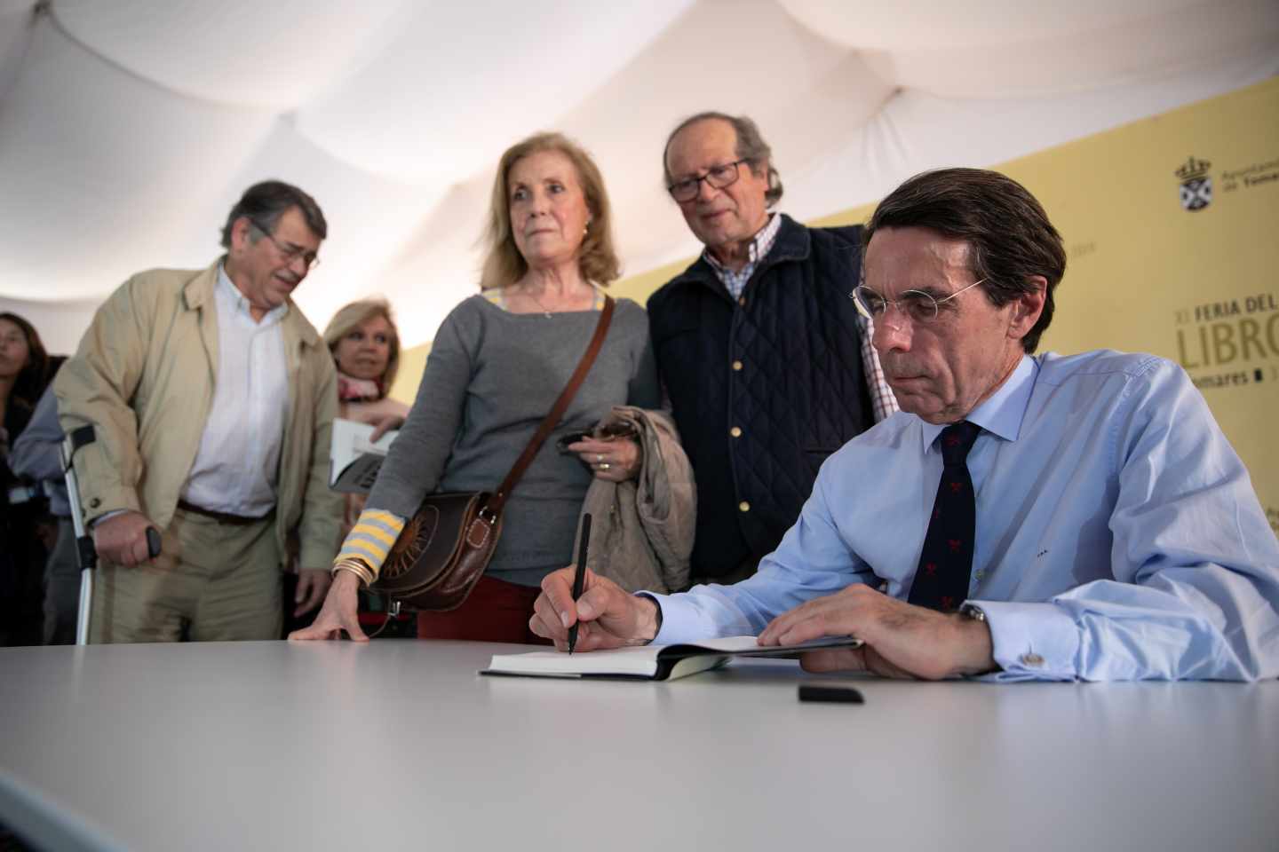 José María Aznar en la presentación de su libro 'El futuro es hoy'.